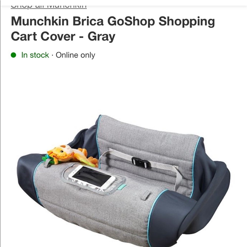 Shopping cart cover- like new